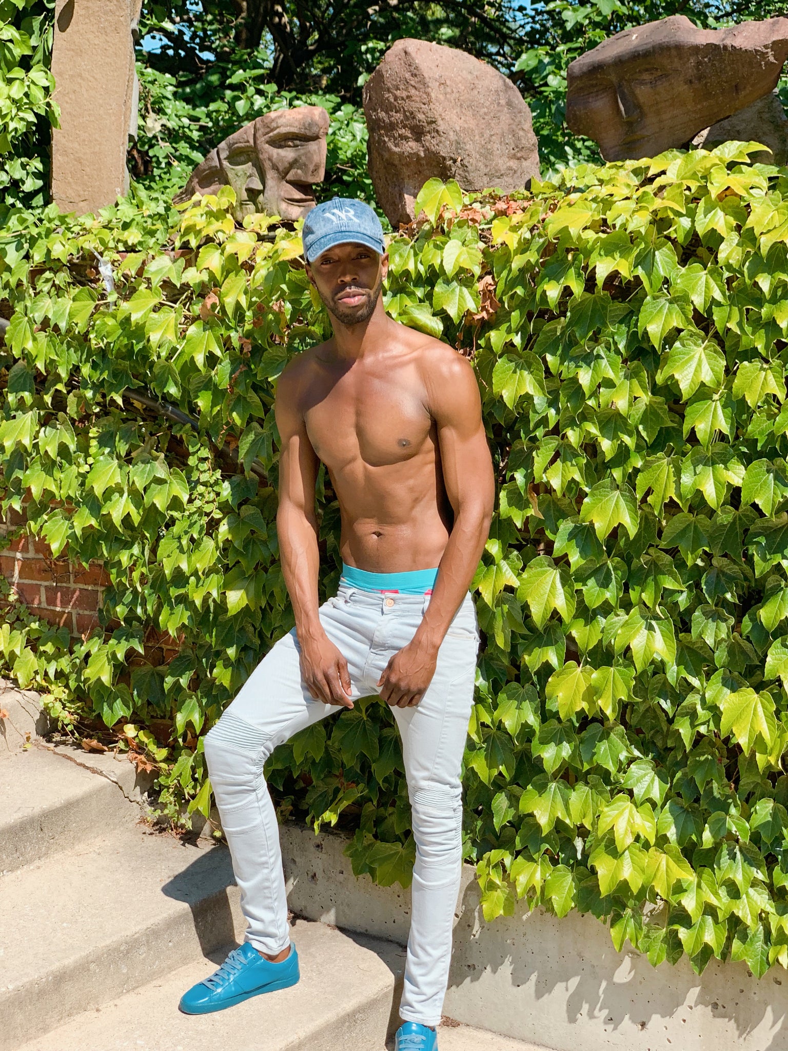 WARREN RUFFINS Vintage Denim Cap